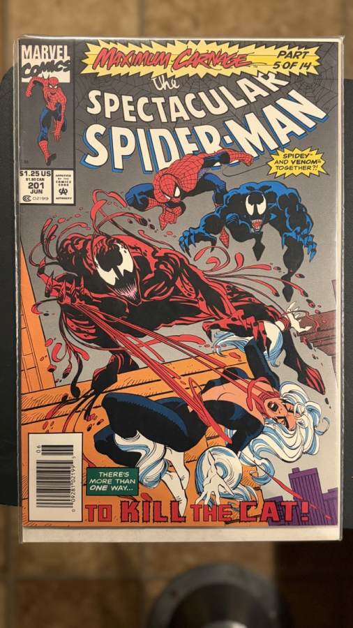 The Spectacular Spider-Man #201 cover