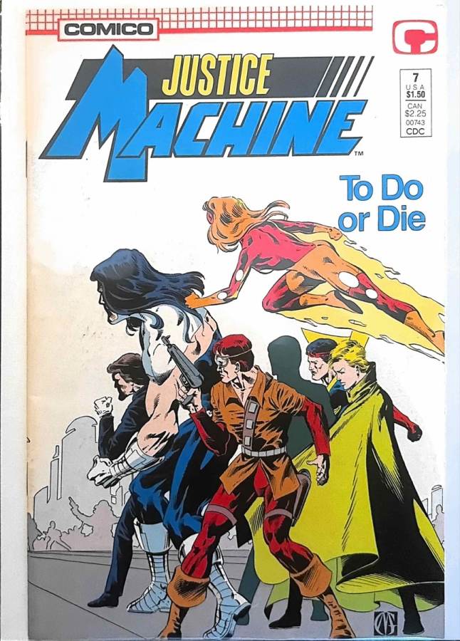 Justice Machine #7 cover