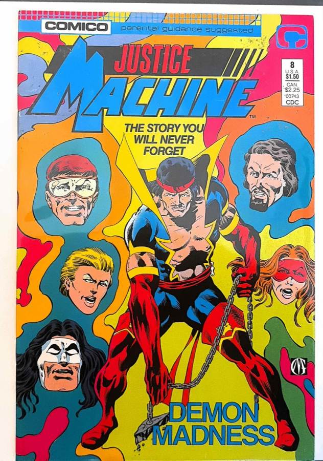 Justice Machine #8 cover