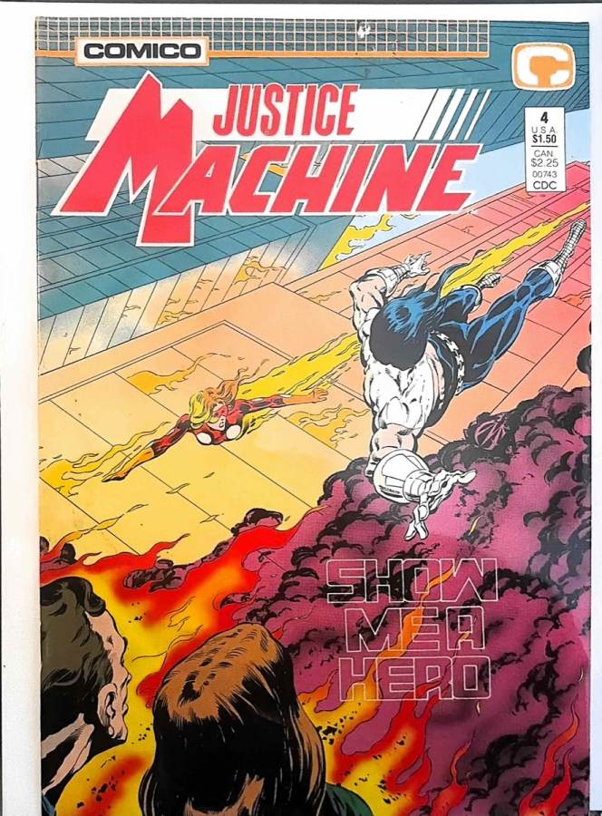 Justice Machine #4 cover