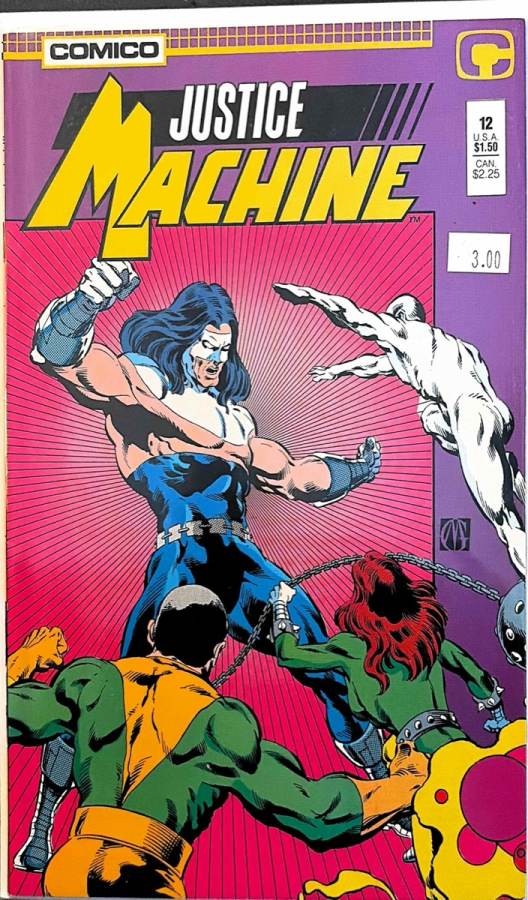 Justice Machine #12 cover