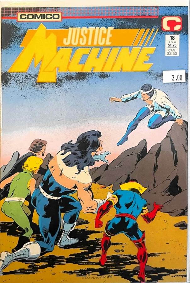 Justice Machine #18 cover