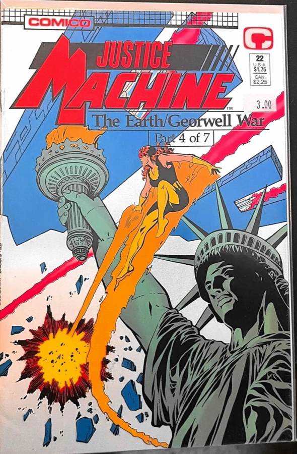 Justice Machine #22 cover