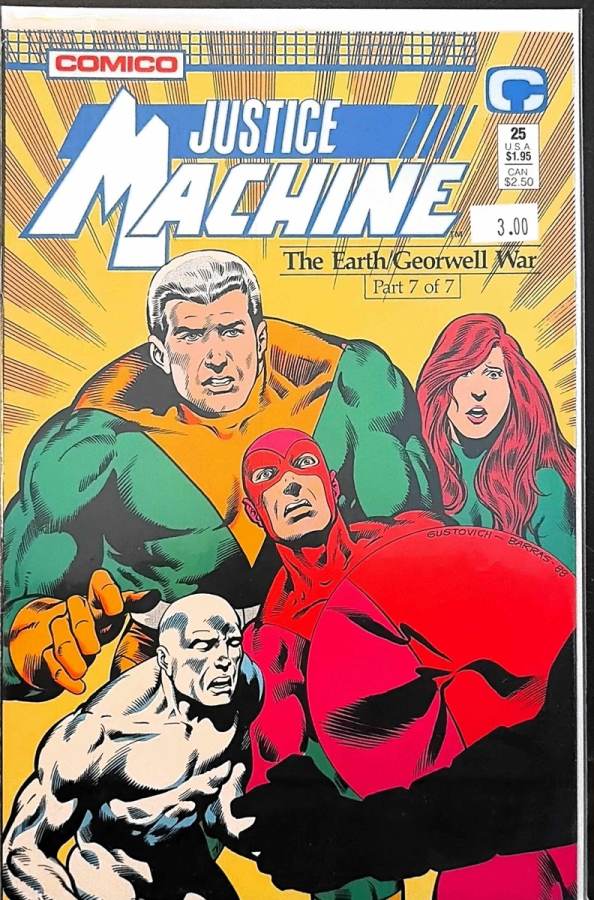 Justice Machine #25 cover