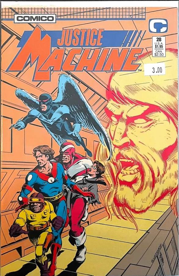 Justice Machine #28 cover
