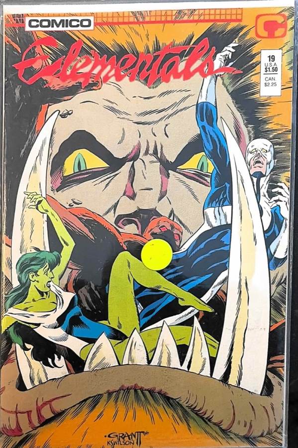 Elementals #19 cover