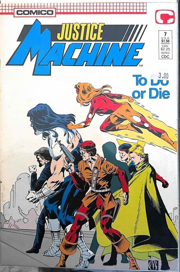 Justice Machine #7 cover