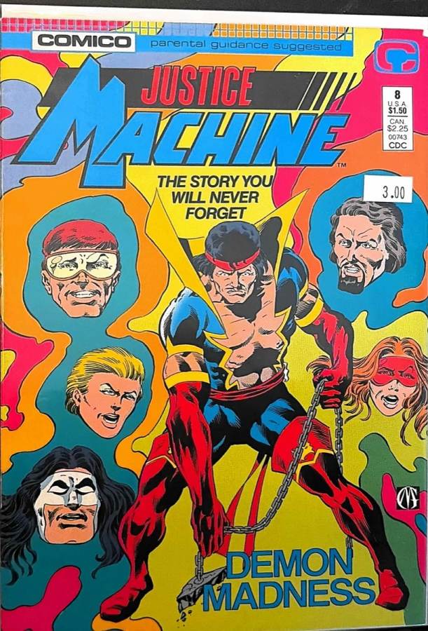Justice Machine #8 cover