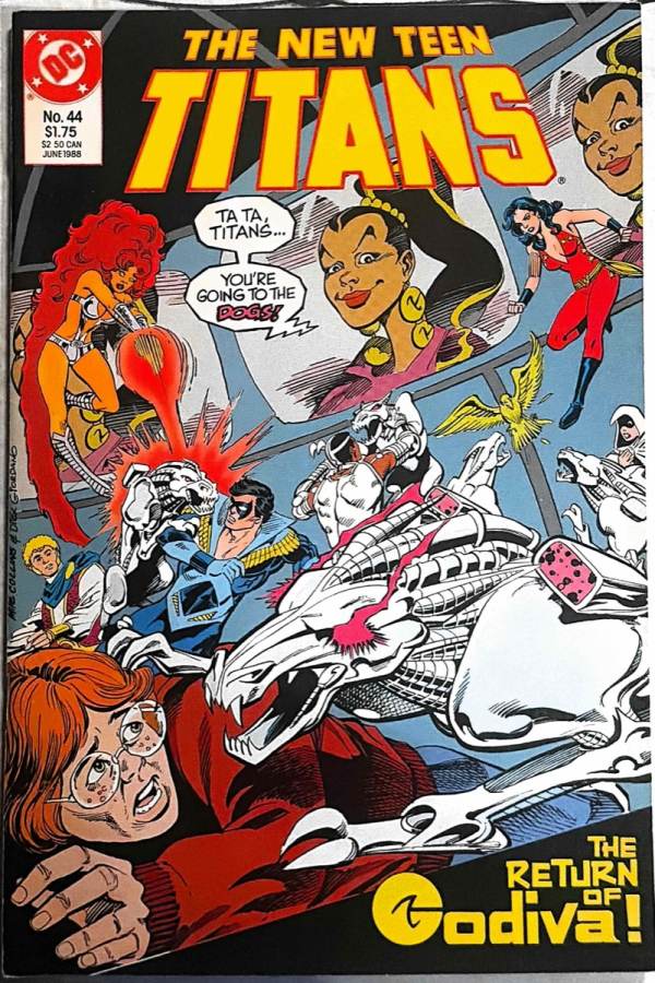 The New Teen Titans #44-47 reader lot (4 comics)