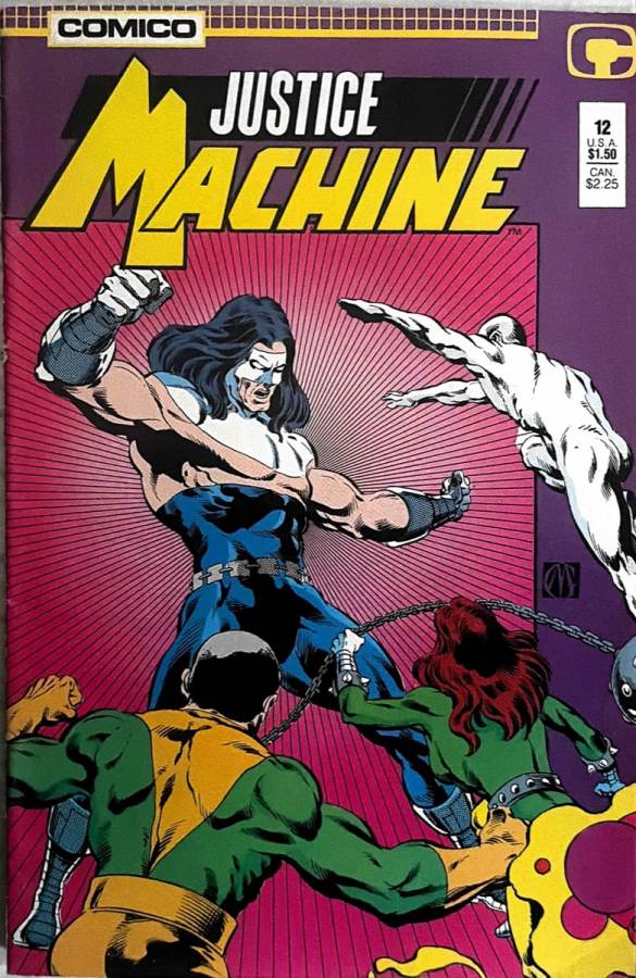 Justice Machine #12 cover