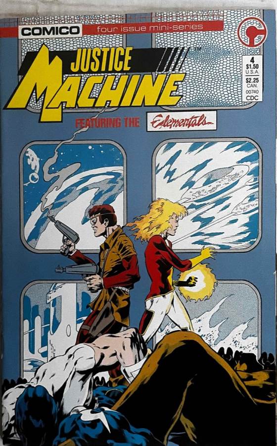 Justice Machine #4 cover