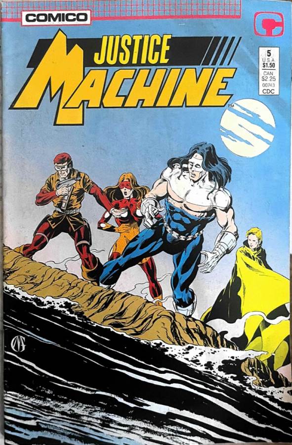 Justice Machine #5 cover