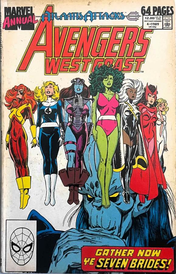 Avengers West Coast Annual #4 cover