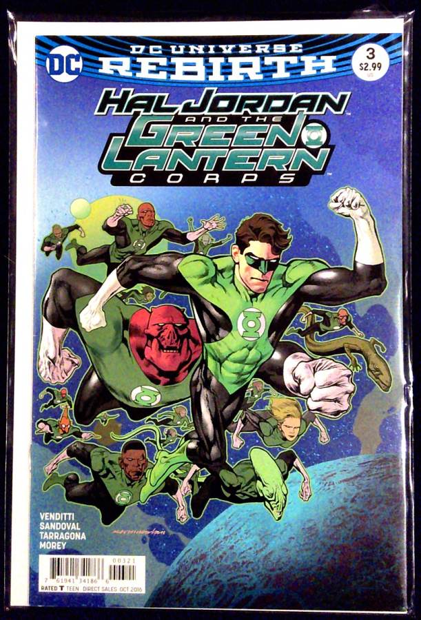Hal Jordan and the Green Lantern Corps #3 cover