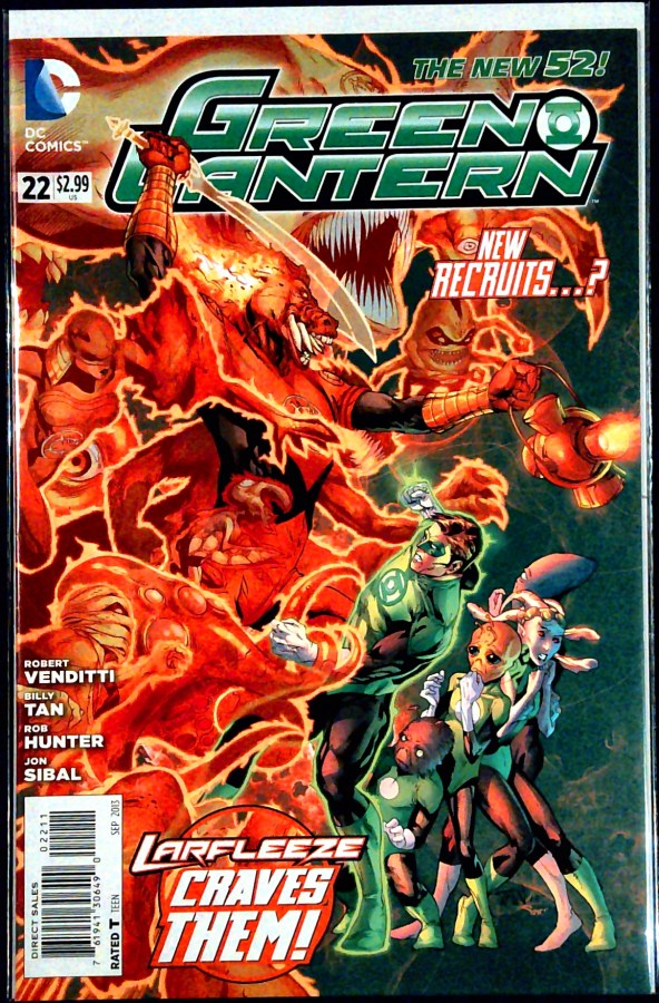Green Lantern #22-25 reader lot (6 comics)