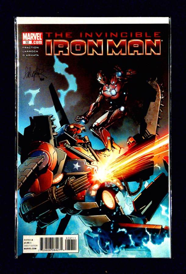 Invincible Iron Man #32 cover