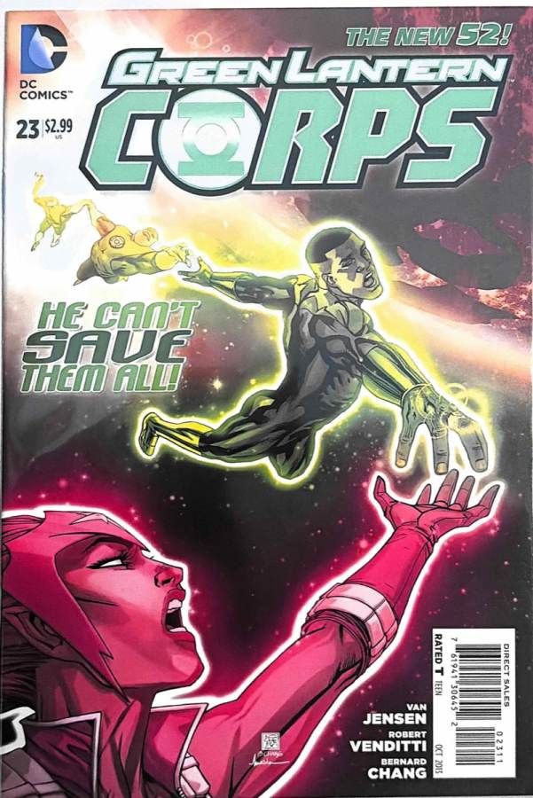 Green Lantern Corps #23 cover