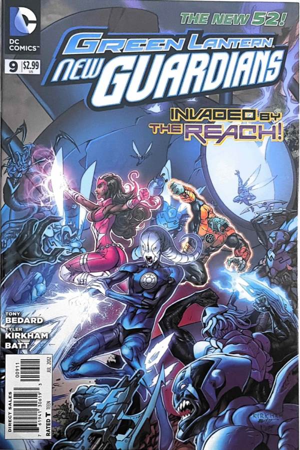 Green Lantern: New Guardians #9 cover