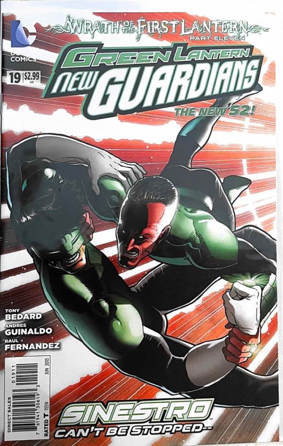Green Lantern: New Guardians #19 cover
