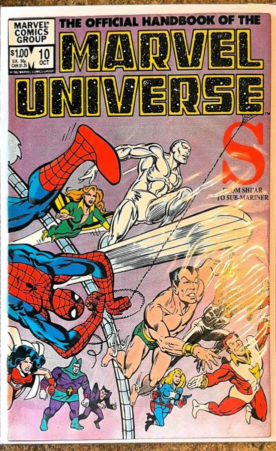 The Official Handbook of the Marvel Universe #10 cover
