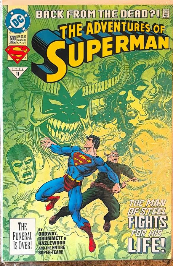 Adventures of Superman #500 cover