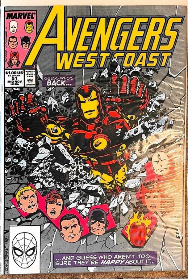 Avengers West Coast #51 cover