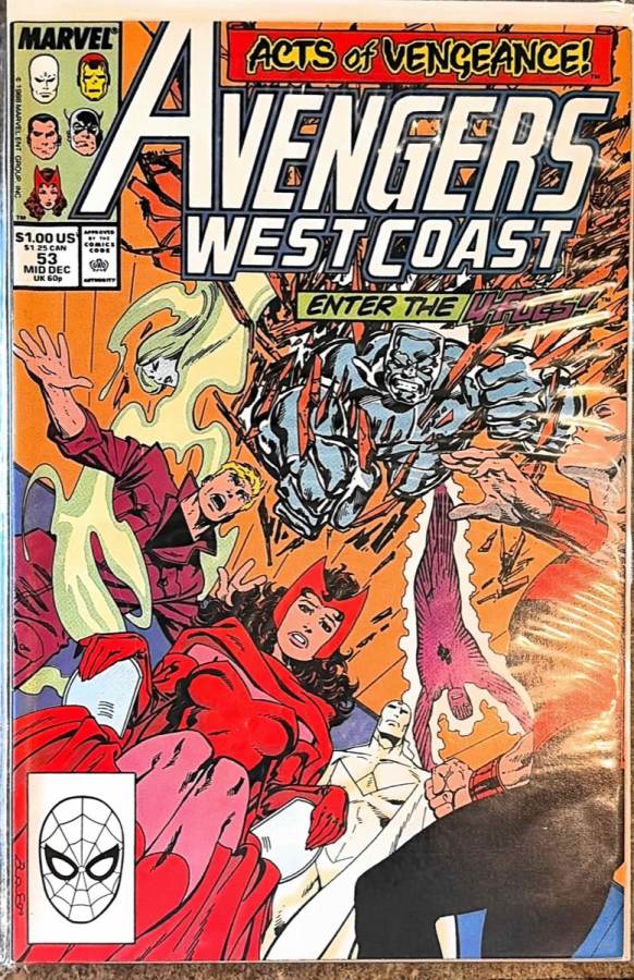 Avengers West Coast #53 cover
