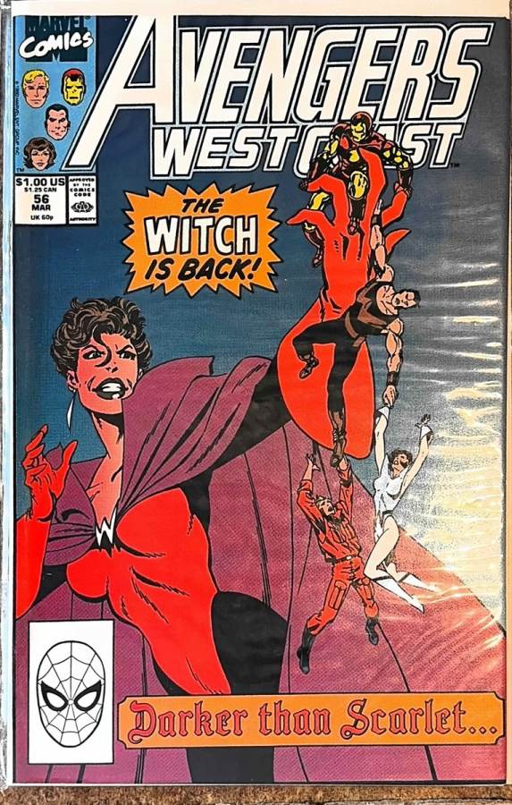 Avengers West Coast #56 cover
