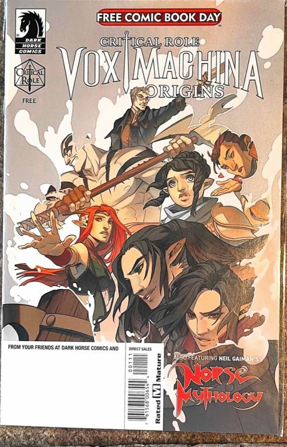 Critical Role: Vox Machina Origins #Free Comic Book Day 2020 cover