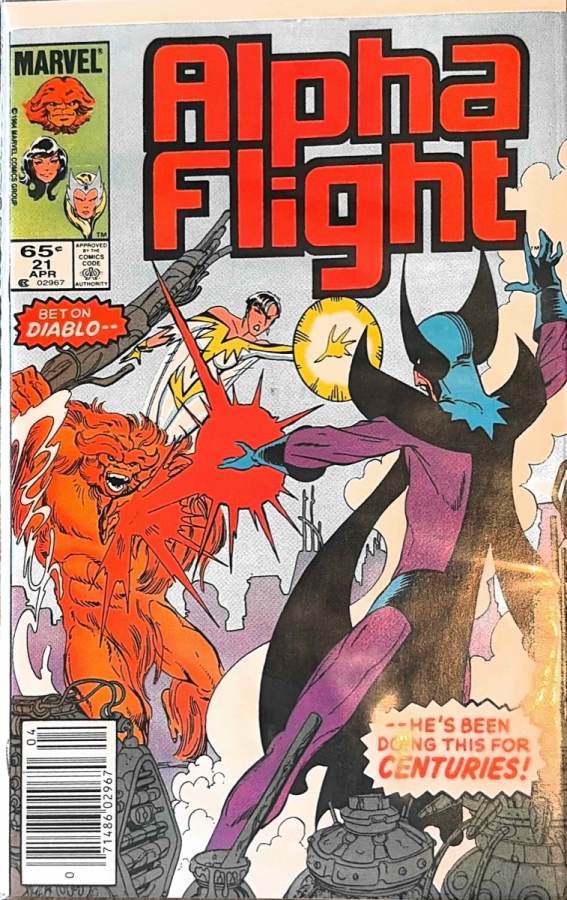 Alpha Flight #21 cover