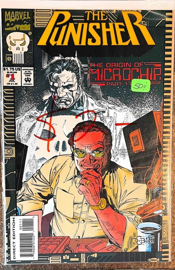 Marvel mixed reader lot (4 comics 1990-1993)