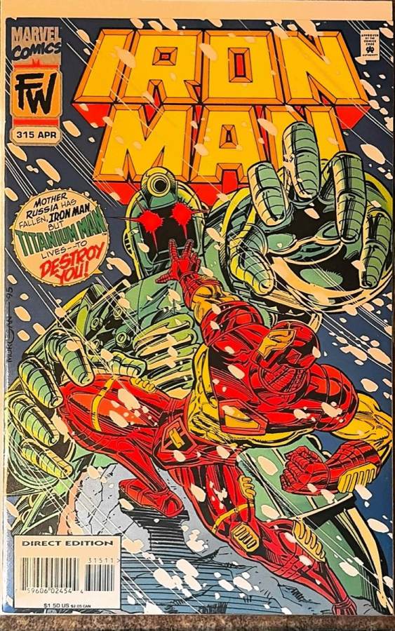 Iron Man #315 cover