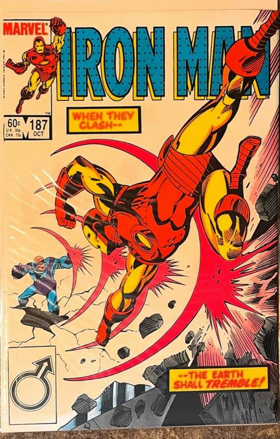 Iron Man #187 cover