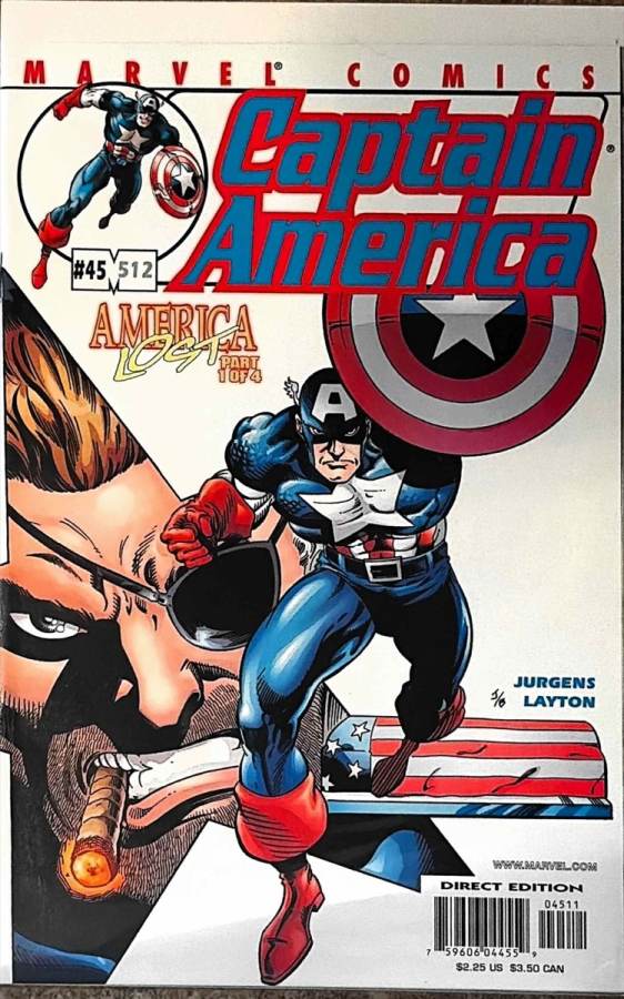 Captain America #45 cover