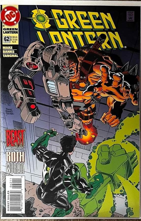 Green Lantern #62 cover