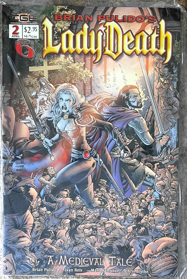 Brian Pulido's Lady Death: A Medieval Tale #2 cover
