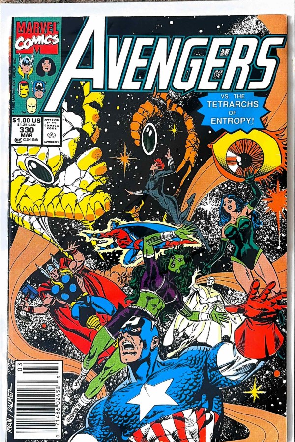 Avengers #330-395 reader lot (7 comics)