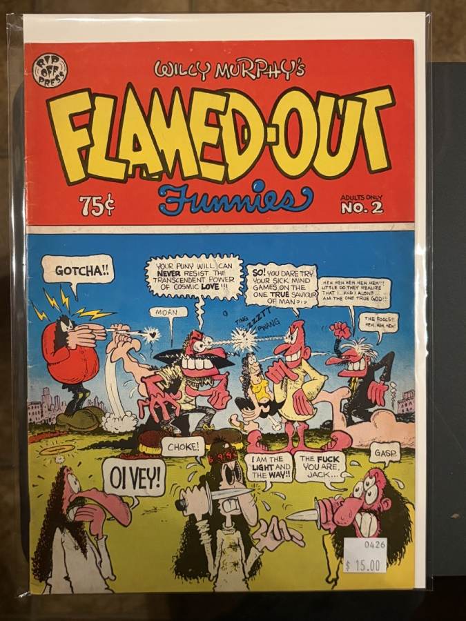 Flamed-Out Funnies #2 cover