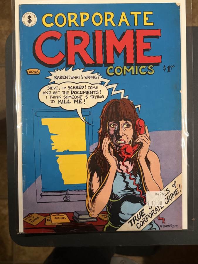 Corporate Crime Comics #1 cover