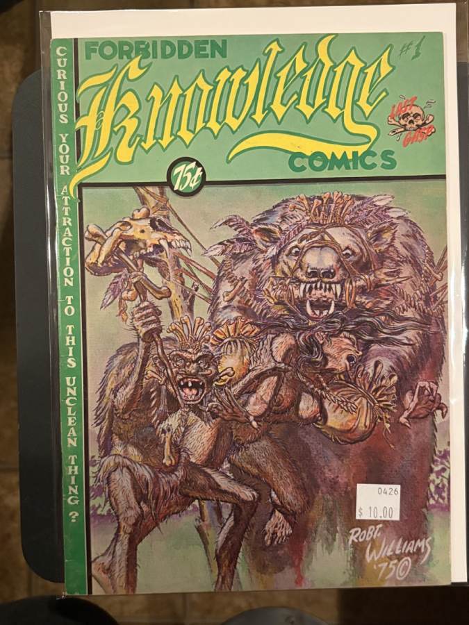 Forbidden Knowledge Comics #1 cover